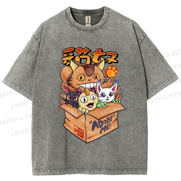 Unisex Adopt Me Printed Washed Tee