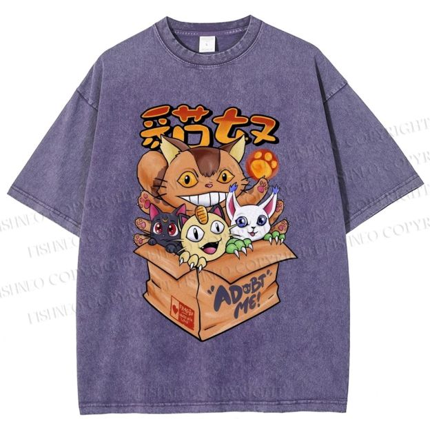 Unisex Adopt Me Printed Washed Tee