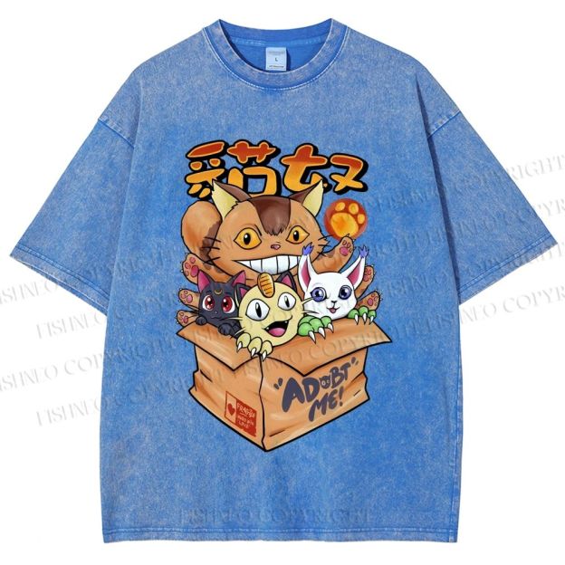 Unisex Adopt Me Printed Washed Tee