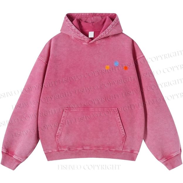 Unisex Casual Cute Opossum Printed Double-sided Washed Hoodie