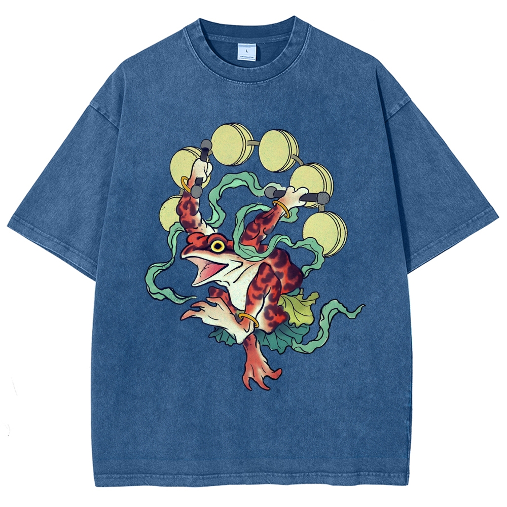 Vintage Wash Japanese Design T-Shirt