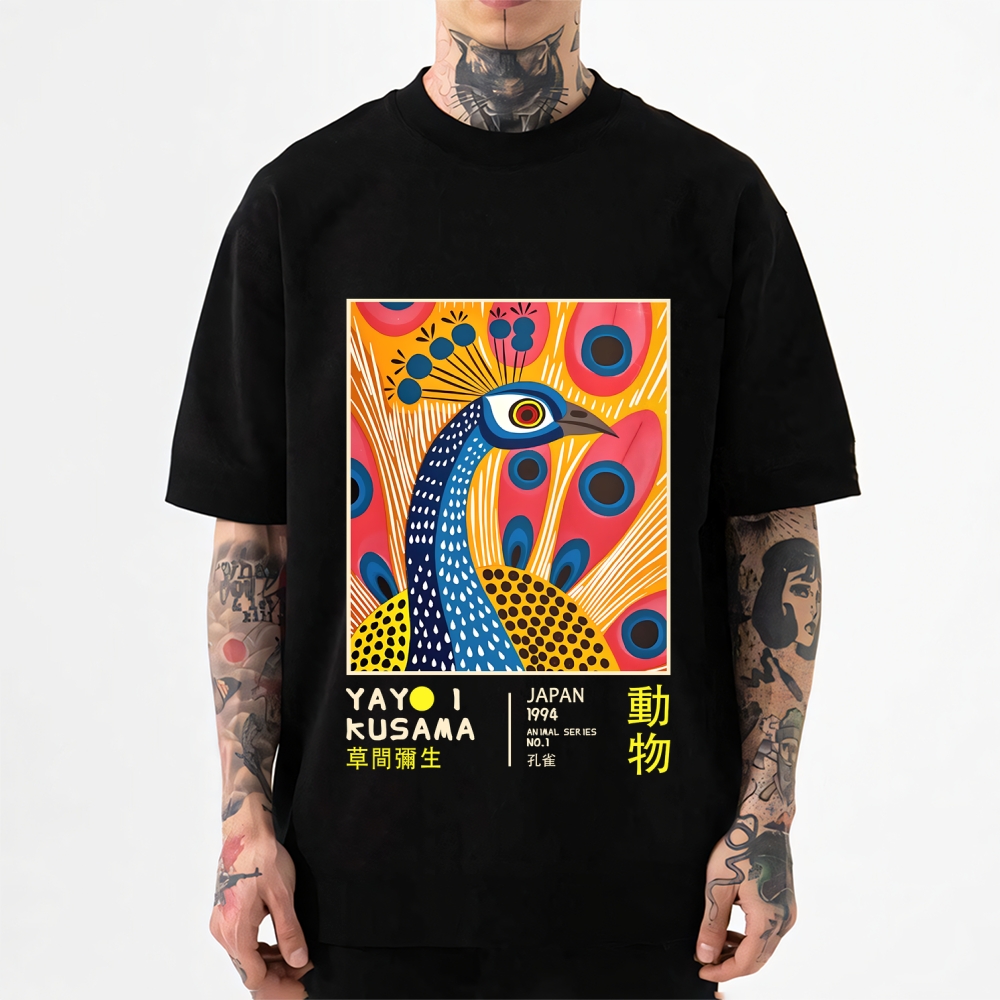 Yayoi Kusama Peacock Japanese Style Classic Tee