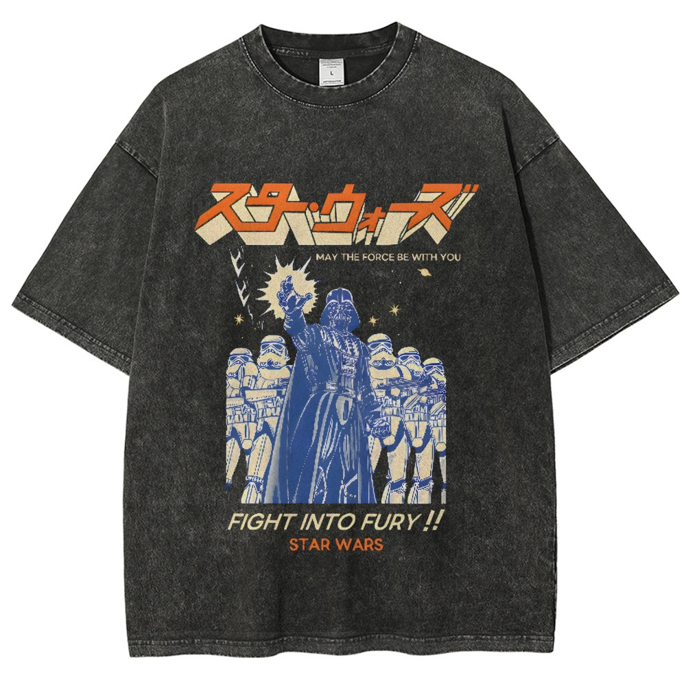 Star Wars Vintage Wash Japanese Design T-Shirt