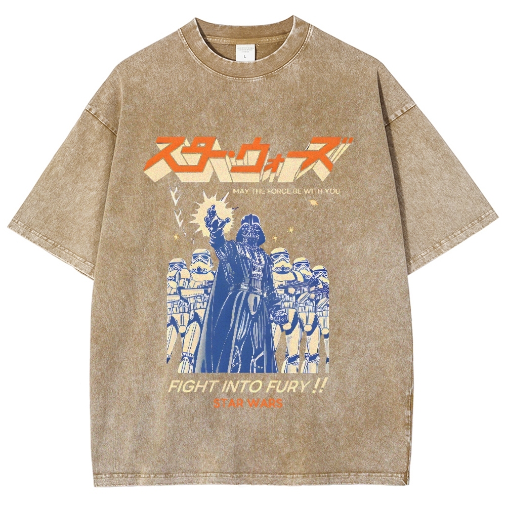 Star Wars Vintage Wash Japanese Design T-Shirt