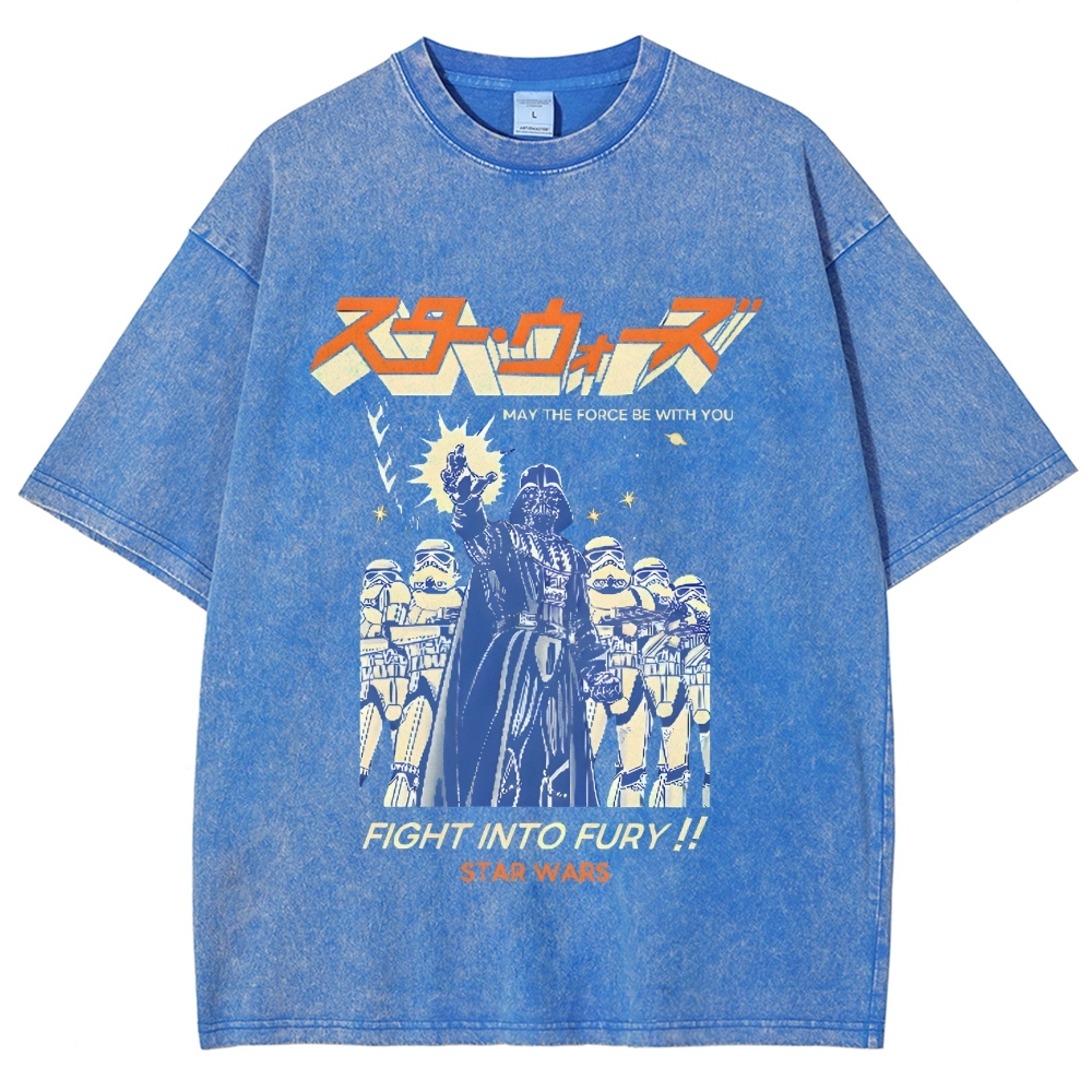 Star Wars Vintage Wash Japanese Design T-Shirt