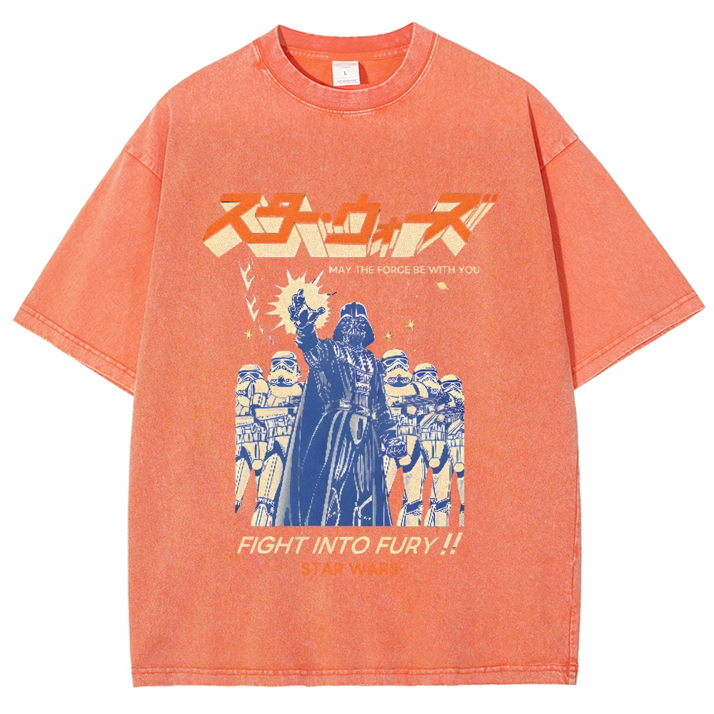 Star Wars Vintage Wash Japanese Design T-Shirt