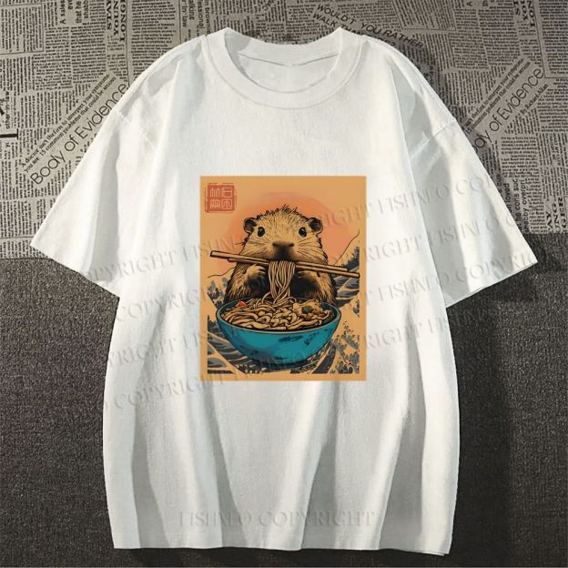 Guinea Pig Ramen Japanese Style Classic Tee
