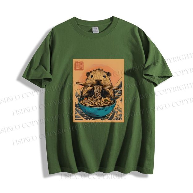 Guinea Pig Ramen Japanese Style Classic Tee