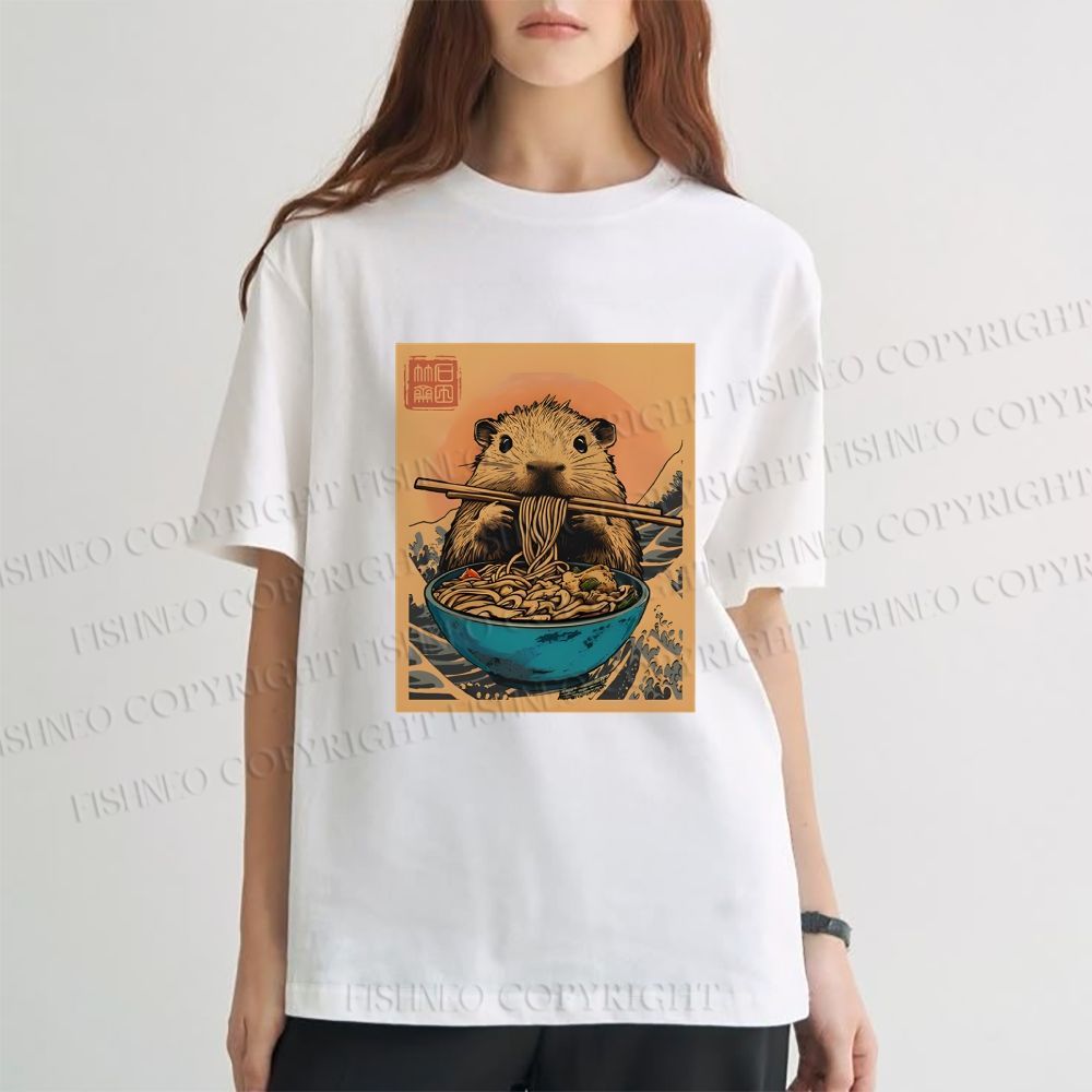 Guinea Pig Ramen Japanese Style Classic Tee