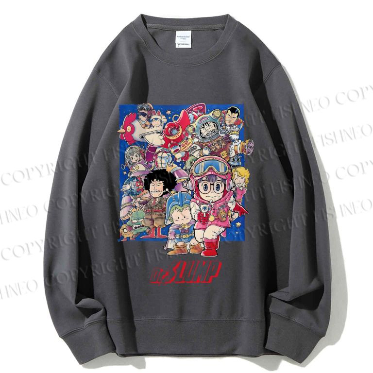 Unisex Japanese Arale Norimaki Anime Printed Sweatshirt