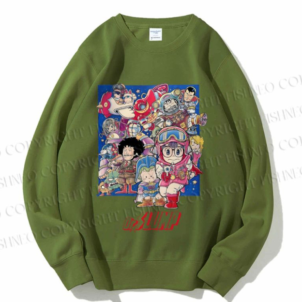 Unisex Japanese Arale Norimaki Anime Printed Sweatshirt