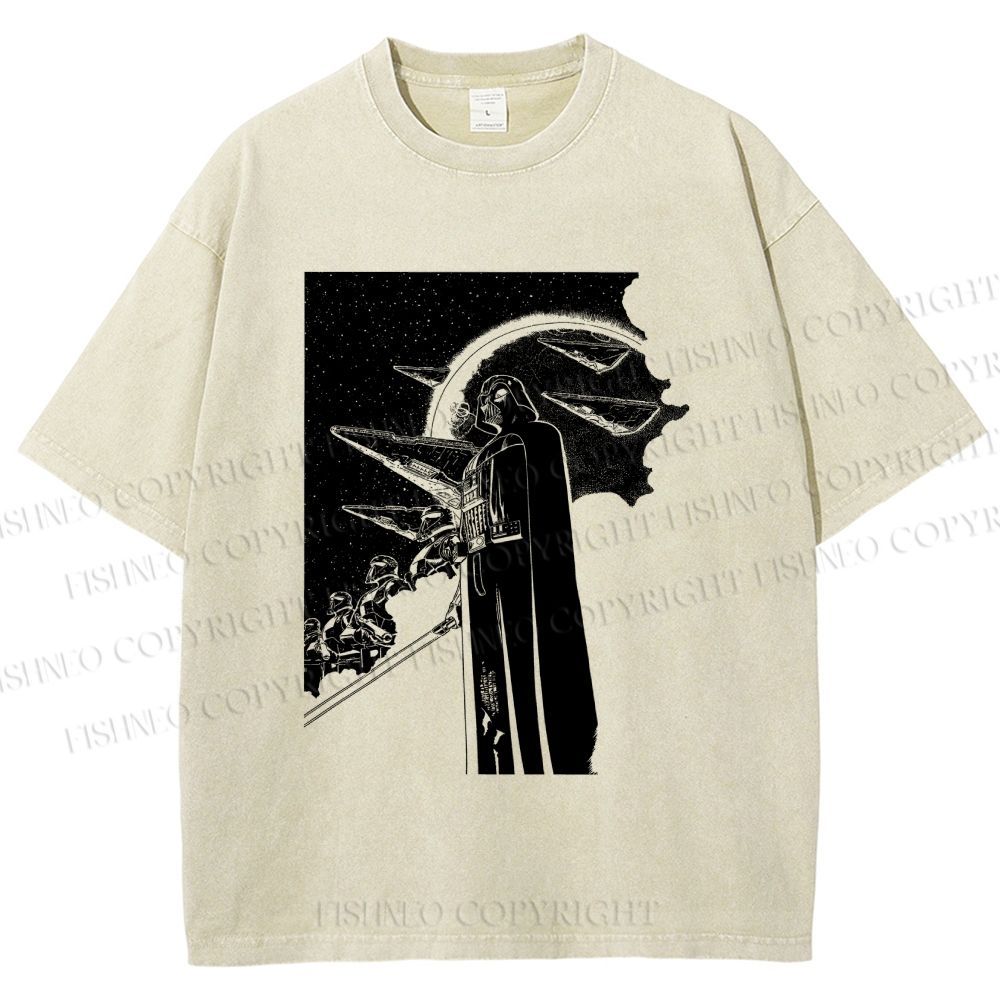 Unisex Star Wars Printed Washed Tee