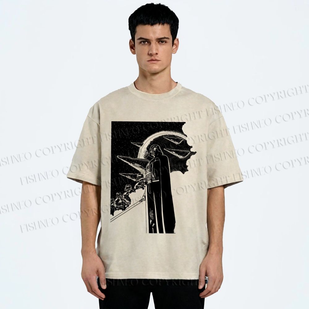 Unisex Star Wars Printed Washed Tee