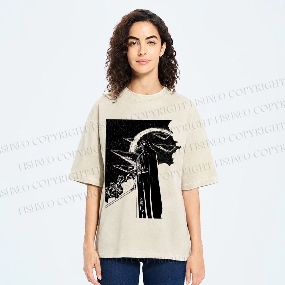 Unisex Star Wars Printed Washed Tee