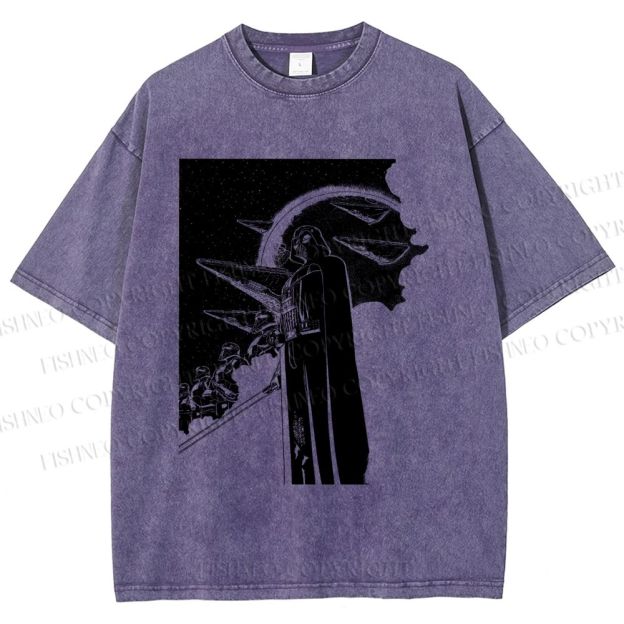 Unisex Star Wars Printed Washed Tee