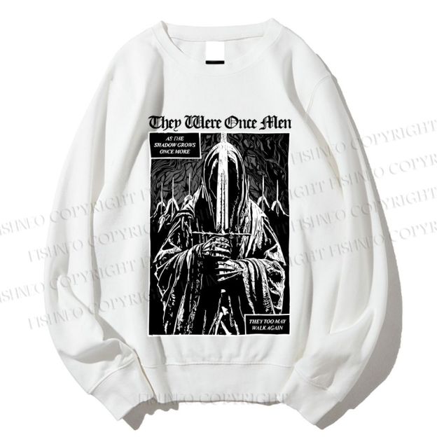 Unisex They Were Once Men Vintage Printed Sweatshirt