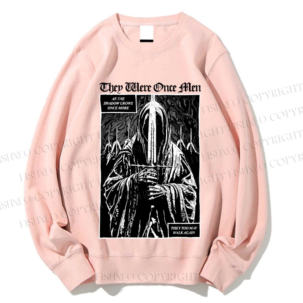 Unisex They Were Once Men Vintage Printed Sweatshirt