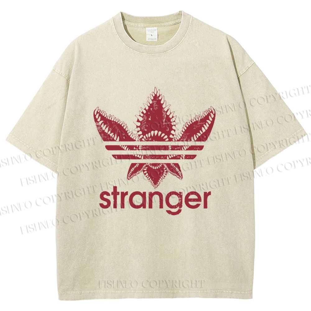 Unisex Stranger Things Printed Washed Tee