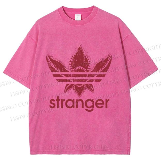 Unisex Stranger Things Printed Washed Tee