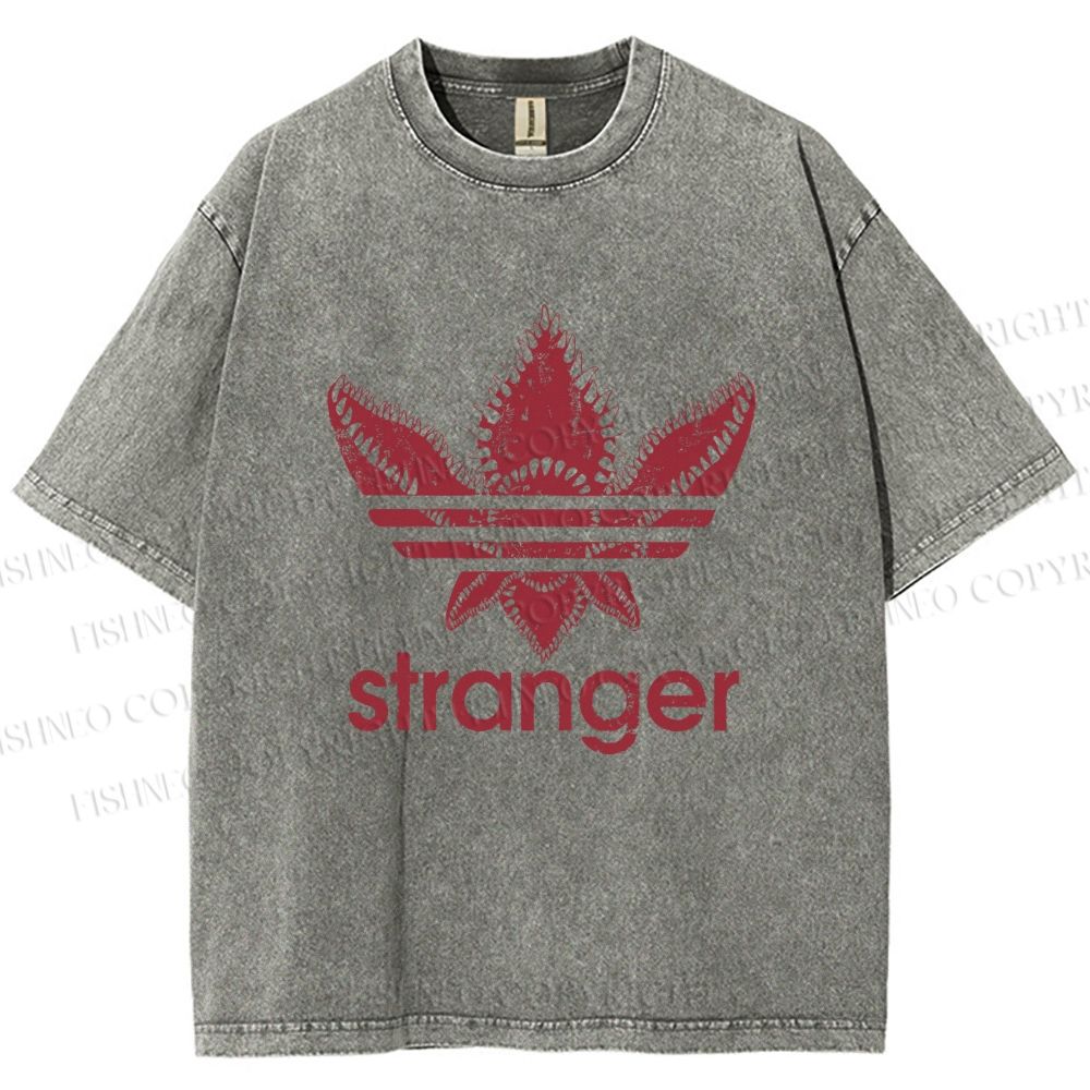 Unisex Stranger Things Printed Washed Tee