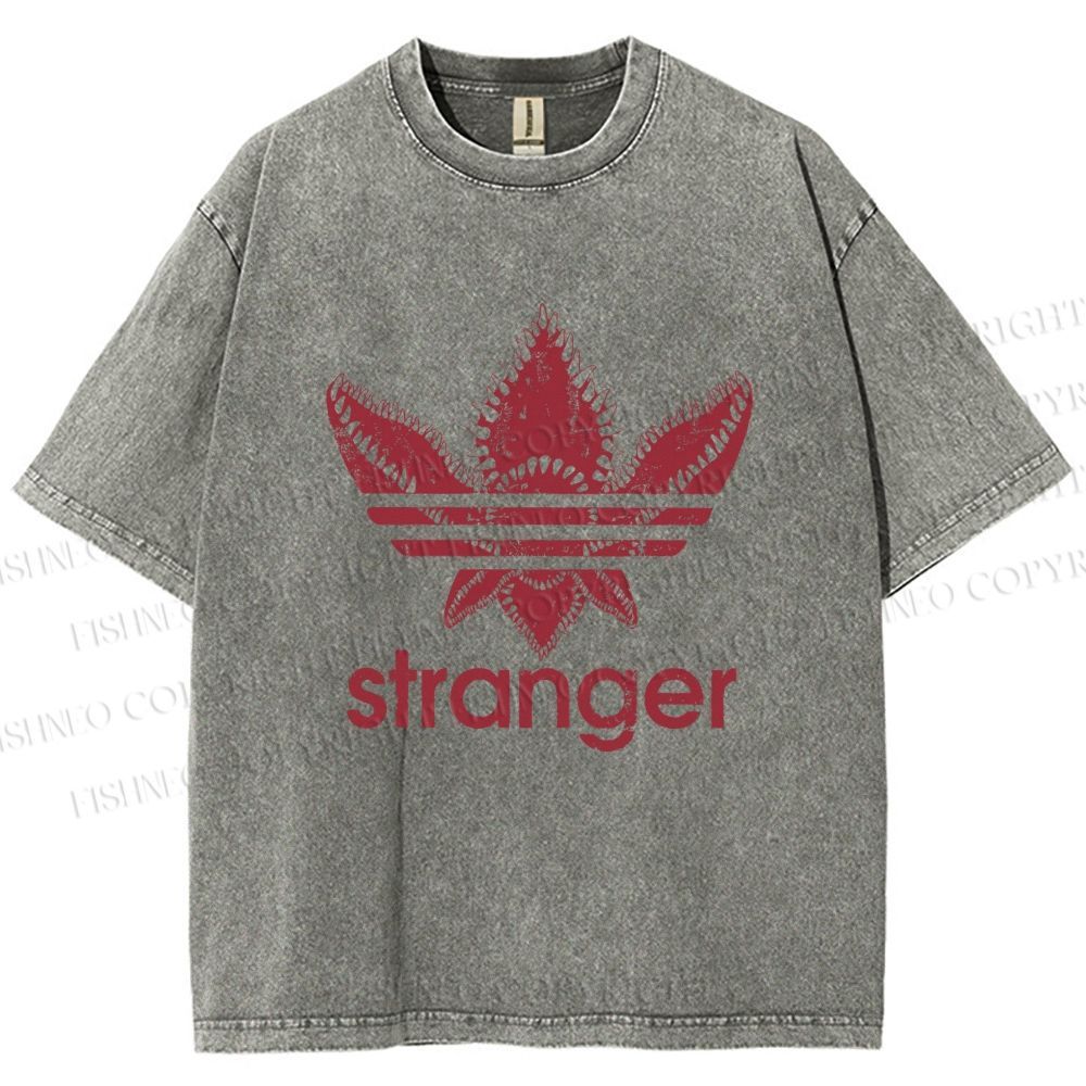 Unisex Stranger Things Printed Washed Tee