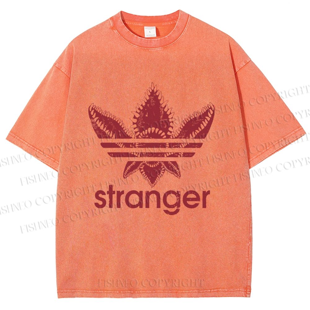 Unisex Stranger Things Printed Washed Tee