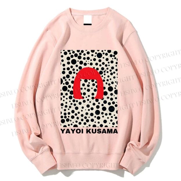 Unisex Yayoi Kusama Printed Sweatshirt