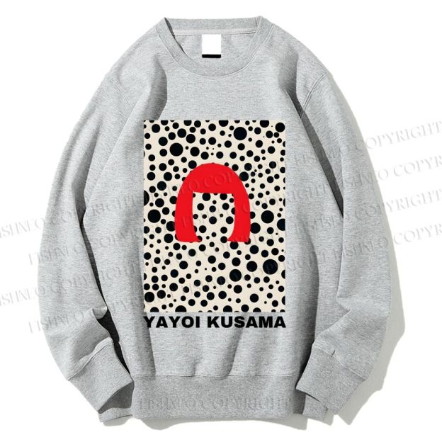 Unisex Yayoi Kusama Printed Sweatshirt