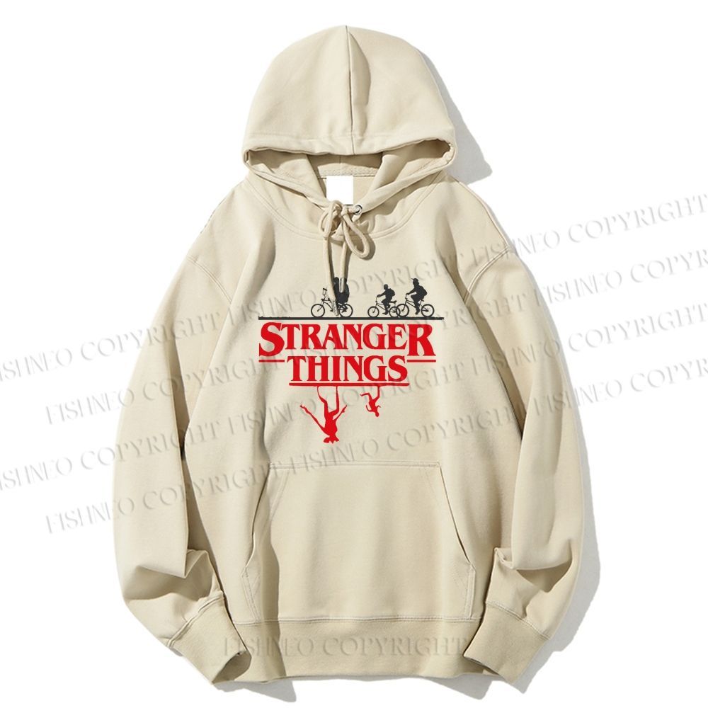Unisex Casual Cotton Stranger Things Printed Hoodie