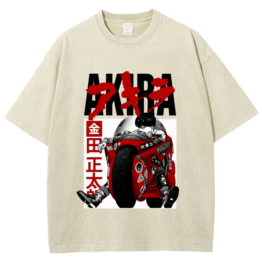 Akira Vintage Wash Japanese Design T-Shirt