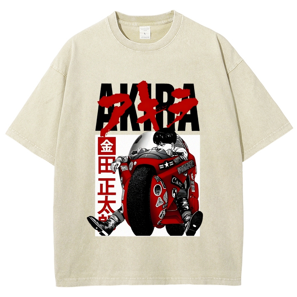 Akira Vintage Wash Japanese Design T-Shirt