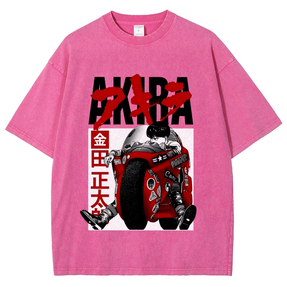 Akira Vintage Wash Japanese Design T-Shirt