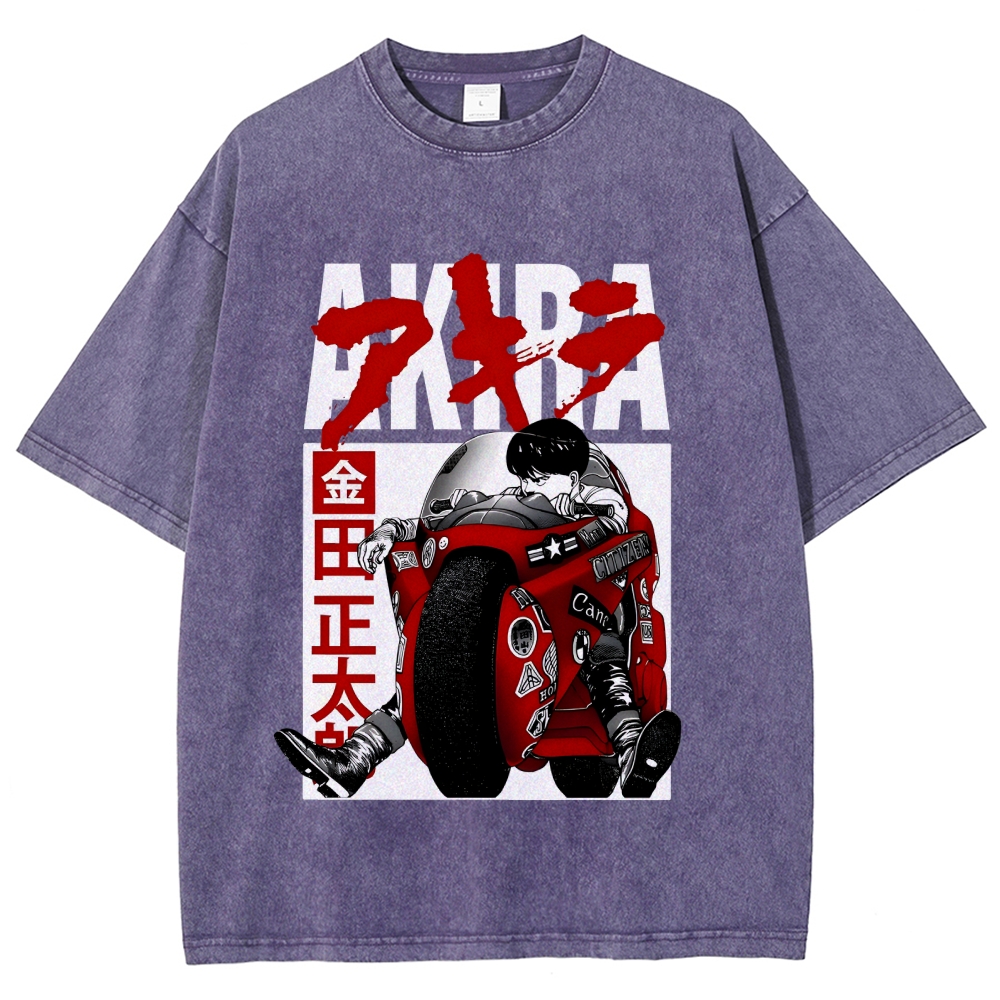 Akira Vintage Wash Japanese Design T-Shirt