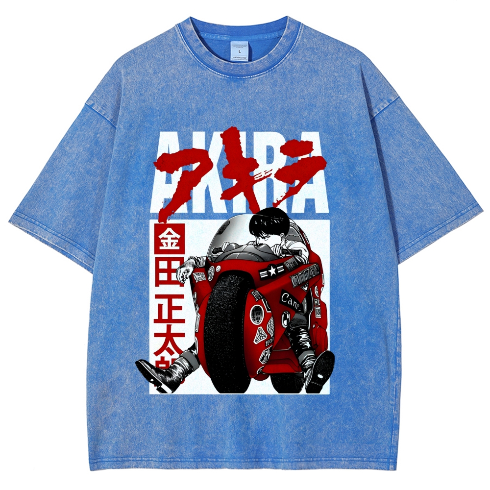 Akira Vintage Wash Japanese Design T-Shirt