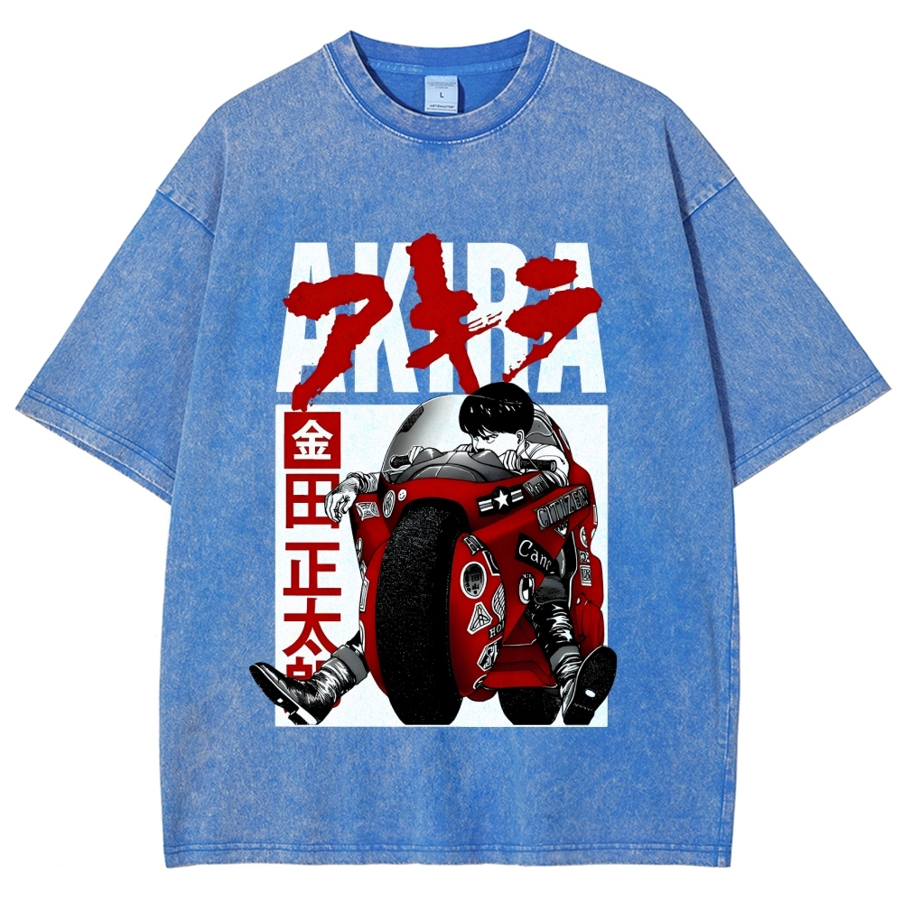 Akira Vintage Wash Japanese Design T-Shirt
