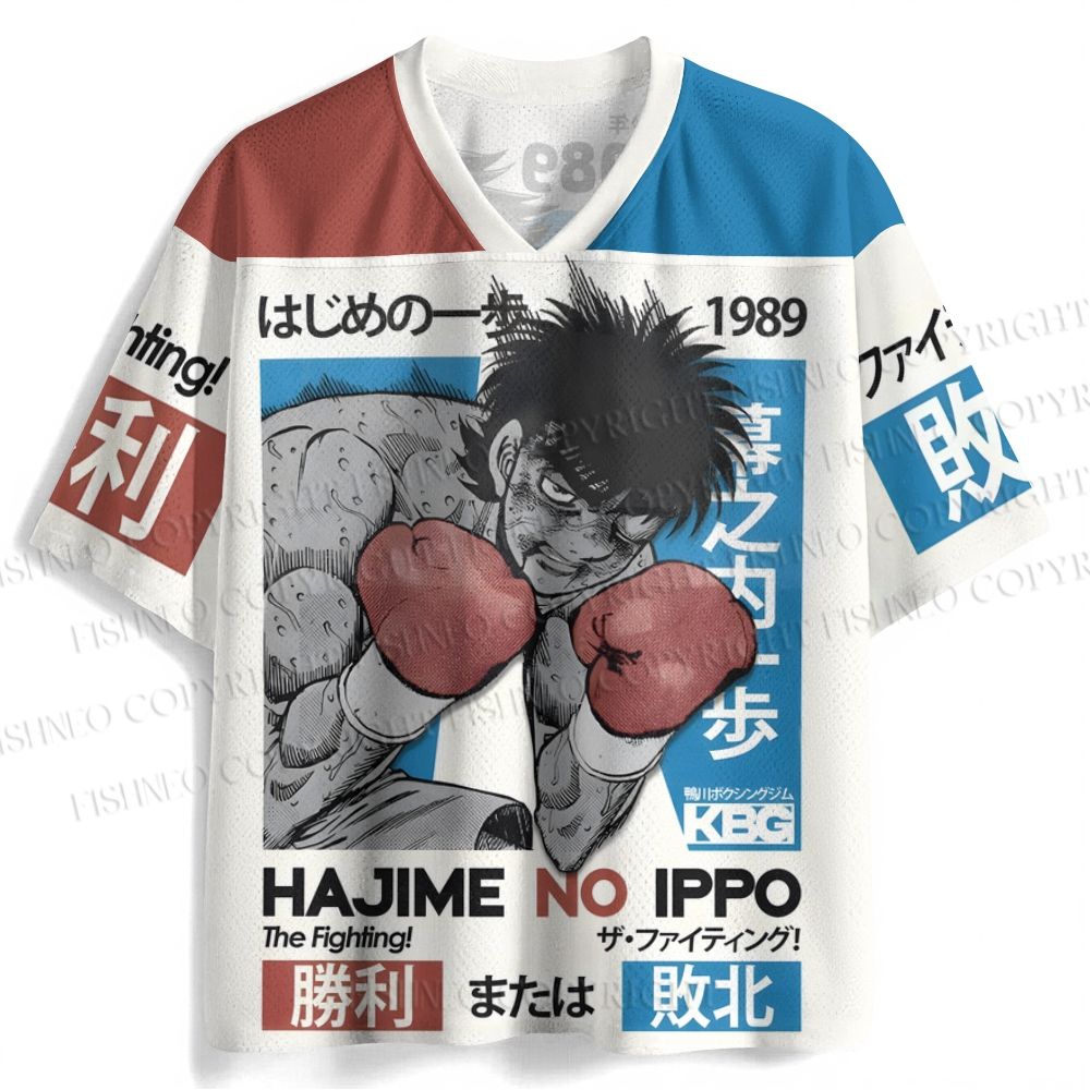 Hajime No Ippo The Fighting Printed Jersey Shirts