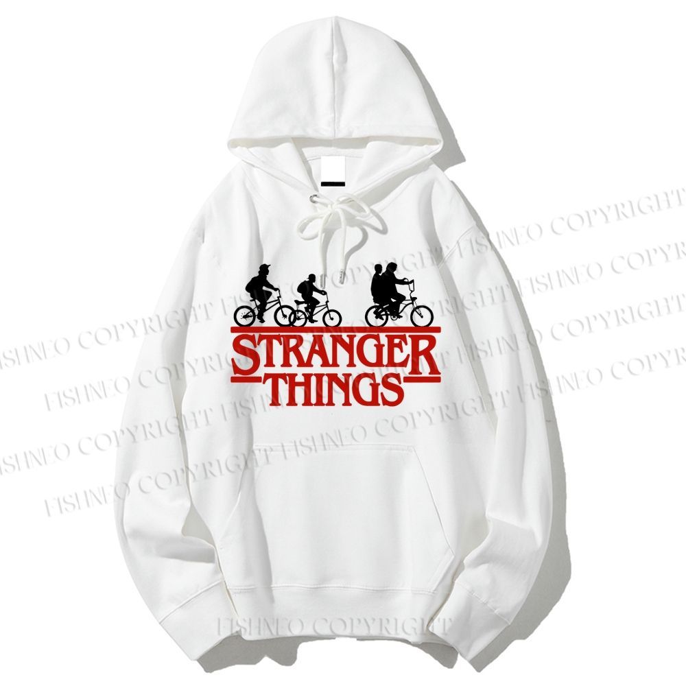 Unisex Casual Cotton Stranger Things Printed Hoodie