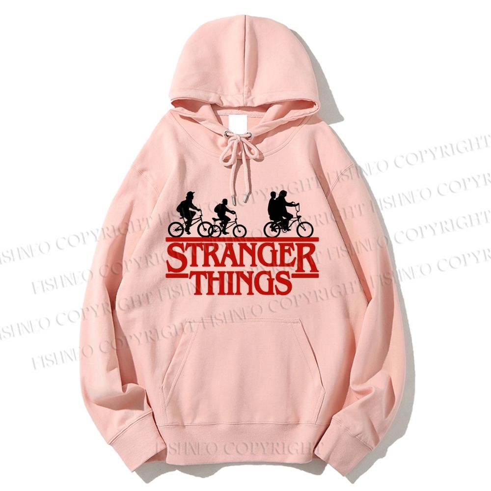 Unisex Casual Cotton Stranger Things Printed Hoodie