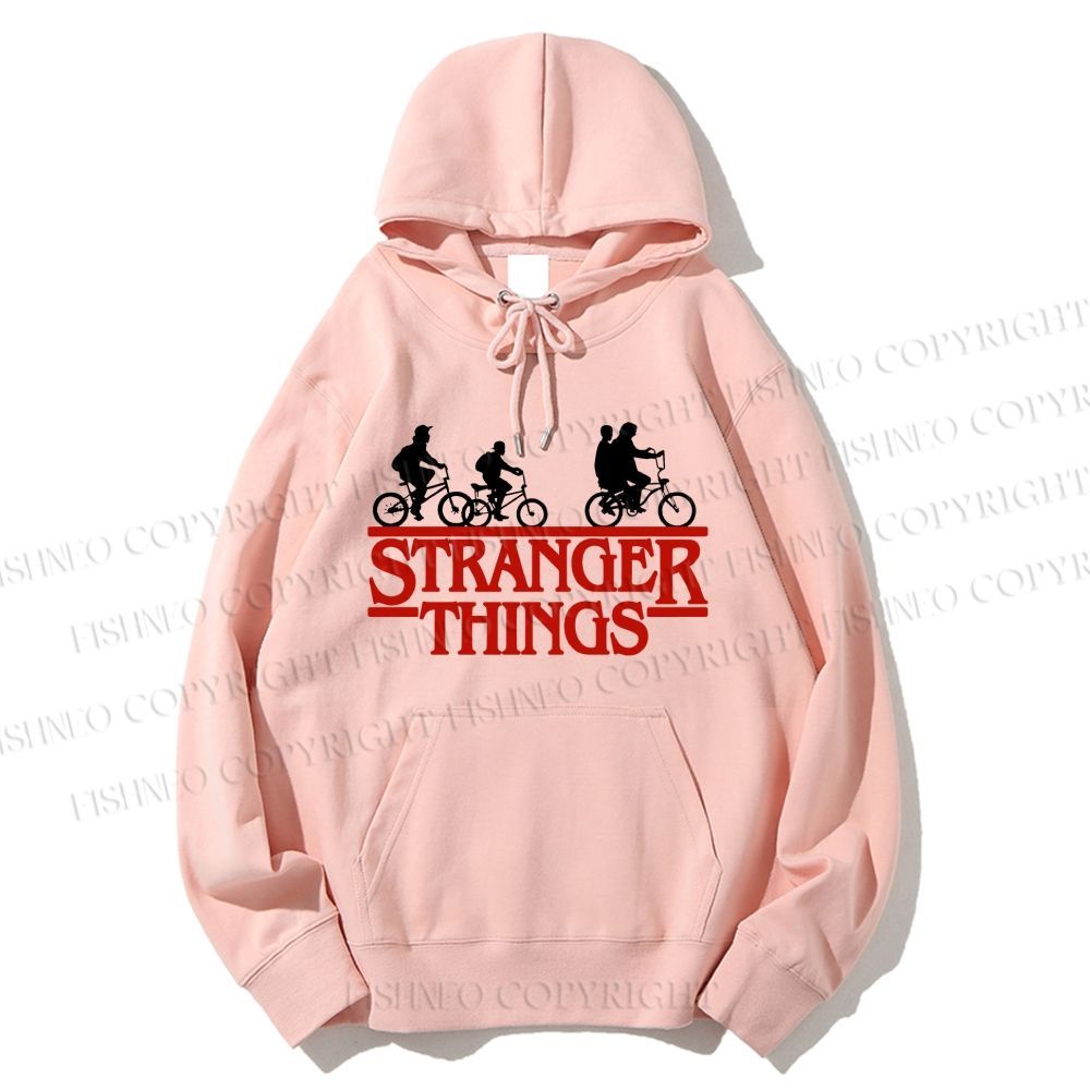 Unisex Casual Cotton Stranger Things Printed Hoodie
