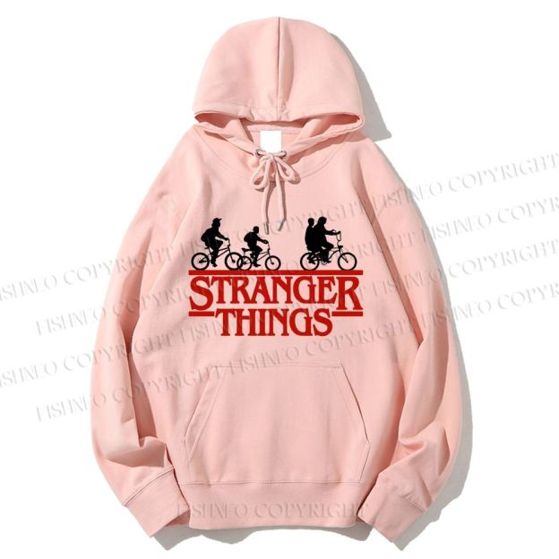 Unisex Casual Cotton Stranger Things Printed Hoodie