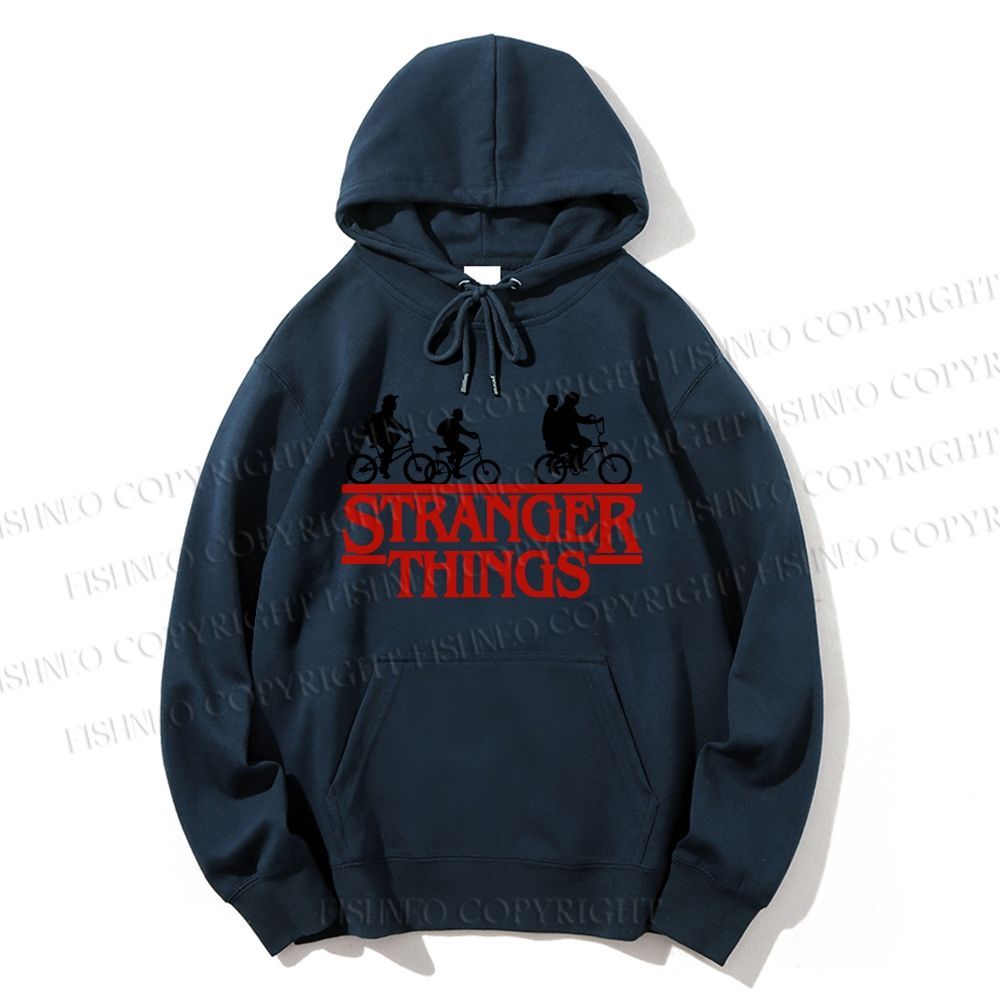 Unisex Casual Cotton Stranger Things Printed Hoodie
