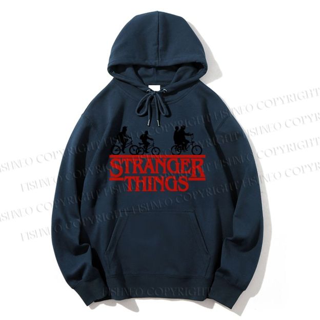 Unisex Casual Cotton Stranger Things Printed Hoodie