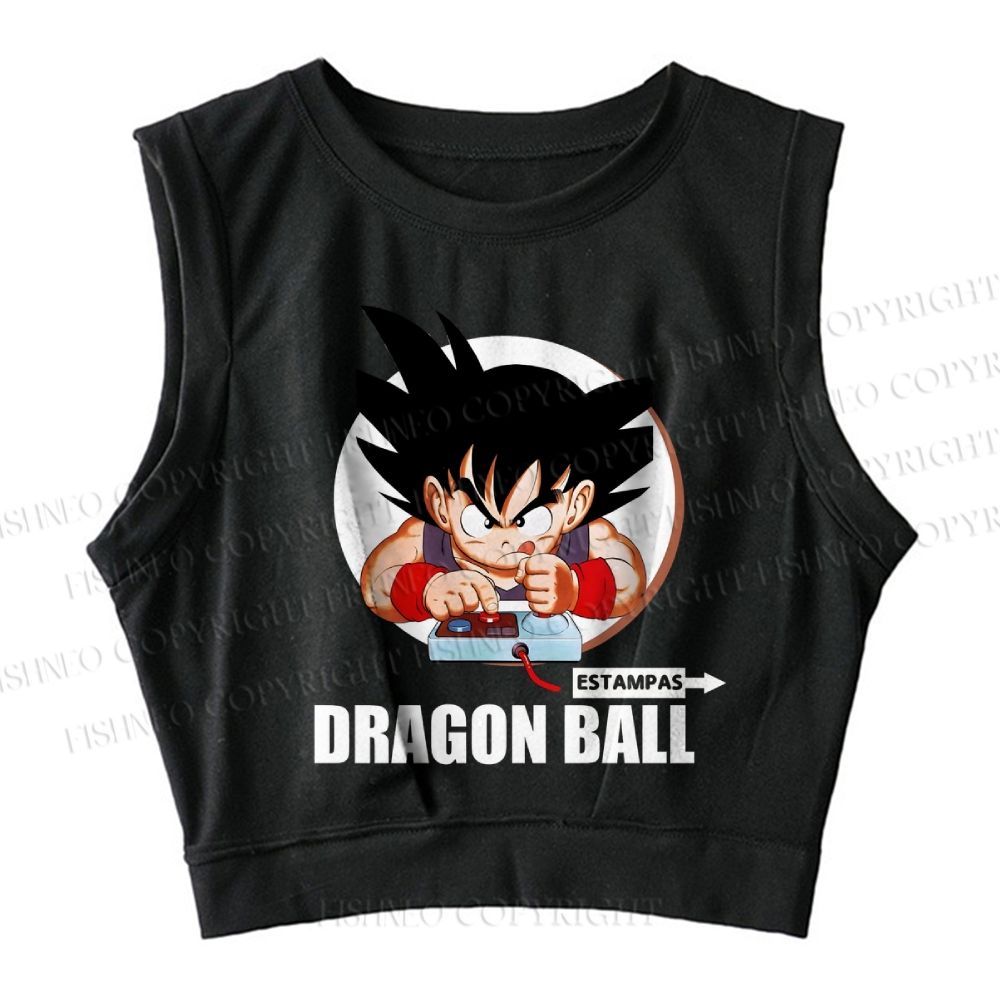 Dragon Ball Goku Sleeveless Crop Tops