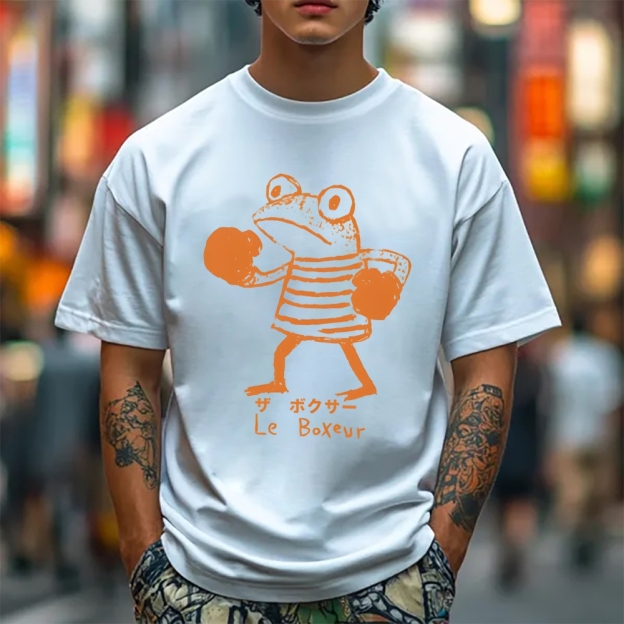The Frog Boxer Cotton casual T-shirt