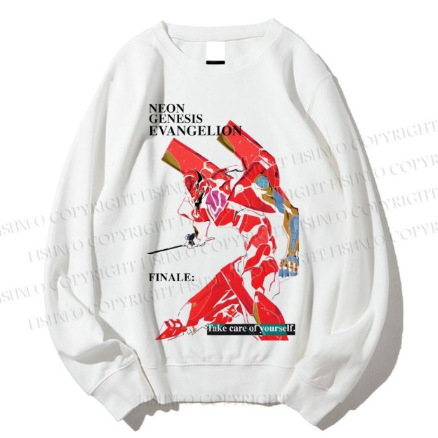 Unisex Neon Genesis Evangelion Printed Sweatshirt