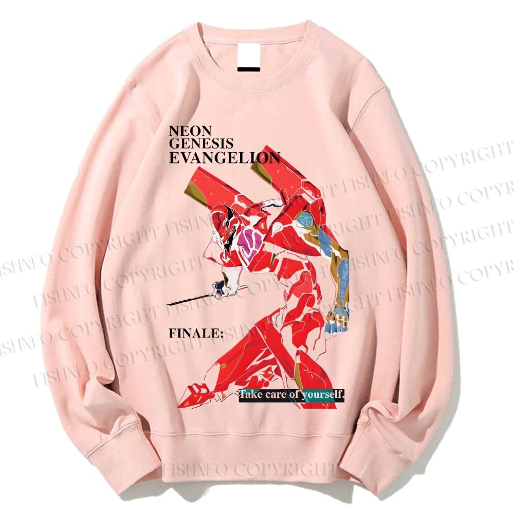 Unisex Neon Genesis Evangelion Printed Sweatshirt