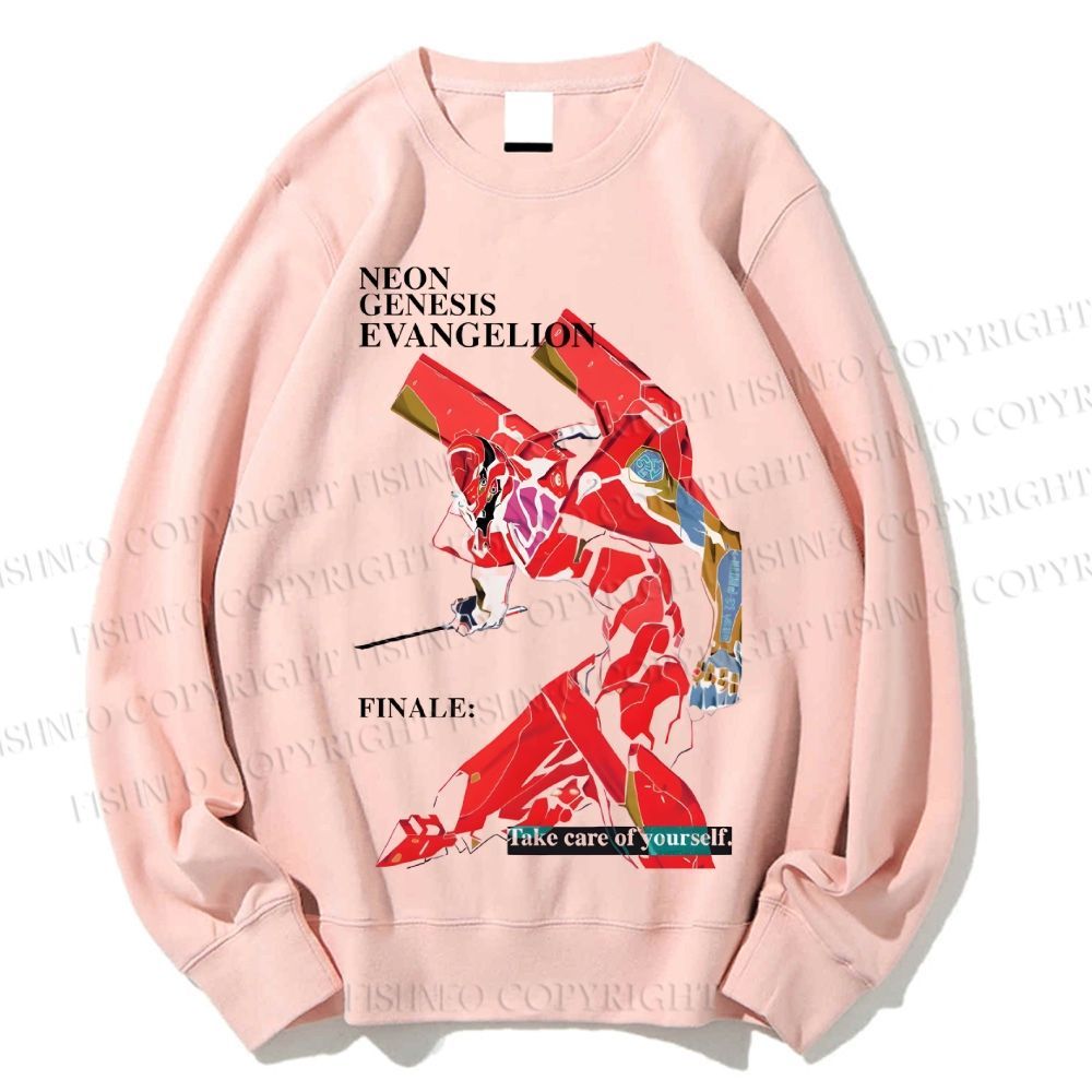 Unisex Neon Genesis Evangelion Printed Sweatshirt