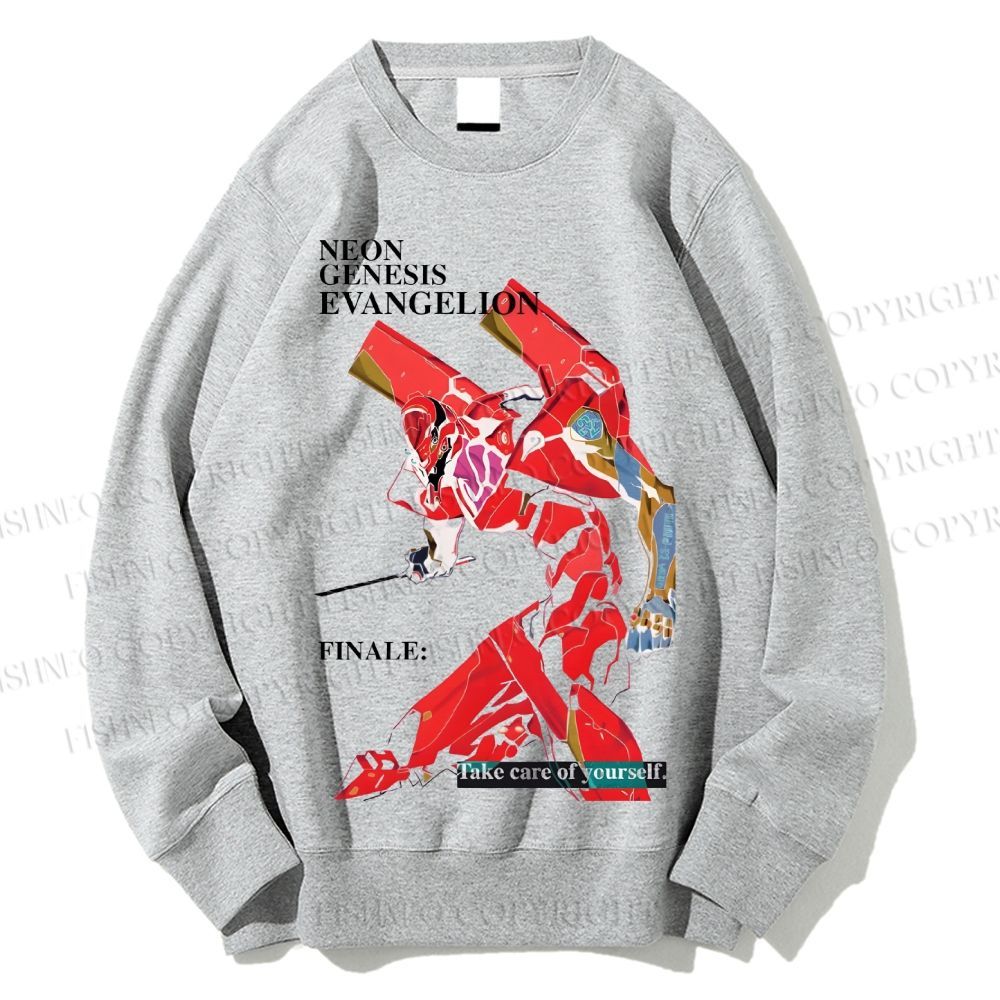 Unisex Neon Genesis Evangelion Printed Sweatshirt