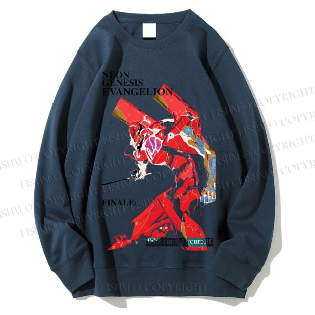 Unisex Neon Genesis Evangelion Printed Sweatshirt