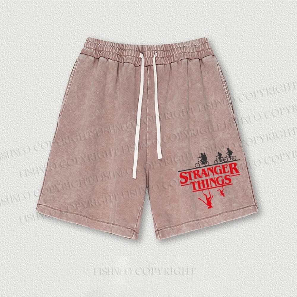 Stranger Things Washed Vintage Shorts